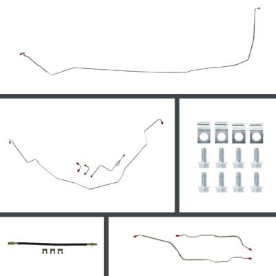 The Right Stuff Detailing - The Right Stuff Detailing BOP67H4 Chevy Brake Hydraulic Line Kit