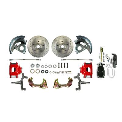 The Right Stuff Detailing - The Right Stuff AFXSD01CZY Select GM Cars Brake Conversion Kit Front