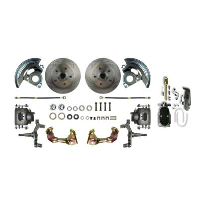 The Right Stuff Detailing - The Right Stuff AFXSD01DY Select GM Cars Brake Conversion Kit Front
