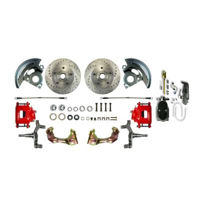 The Right Stuff Detailing - The Right Stuff AFXSD02CZY Chevy/Pontiac Brake Conversion Kit Front