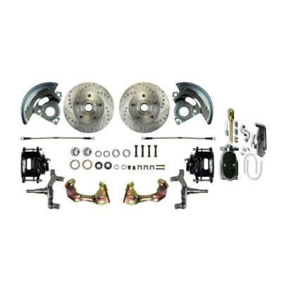 The Right Stuff Detailing - The Right Stuff AFXSD02DSY Chevy/Pontiac Brake Conversion Kit Front