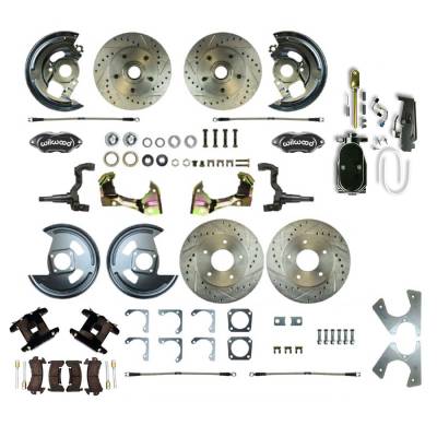 The Right Stuff Detailing - The Right Stuff AFXSD21CSY Select GM Cars Brake Conversion Kit Front/Rear