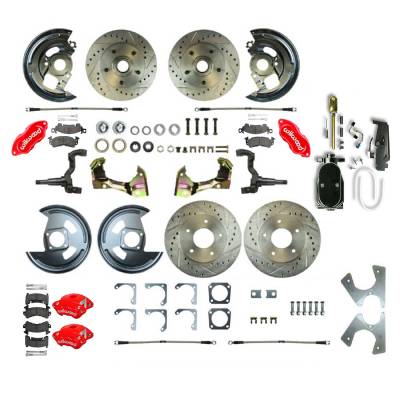 The Right Stuff Detailing - The Right Stuff AFXSD21CZY Select GM Cars Brake Conversion Kit Front/Rear