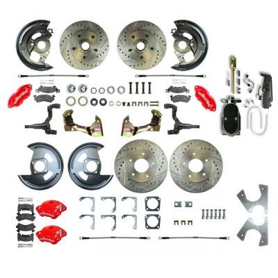 The Right Stuff Detailing - The Right Stuff AFXSD22CZY Chevy/Pontiac Brake Conversion Kit Front/Rear