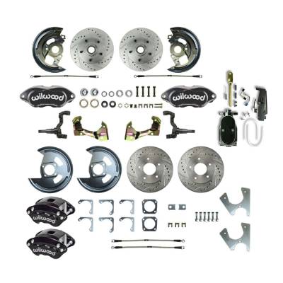 The Right Stuff Detailing - The Right Stuff AFXSD25CSY Chevy/Pontiac Brake Conversion Kit Front/Rear