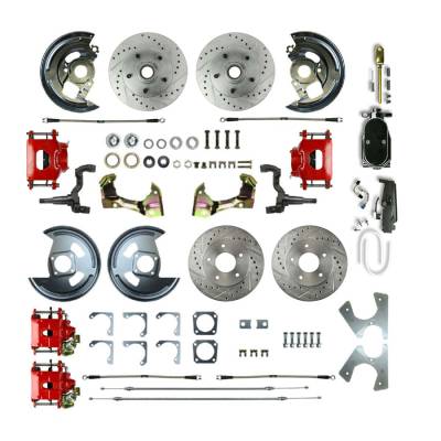 The Right Stuff Detailing - The Right Stuff AFXSD45CZY Chevy/Pontiac Brake Conversion Kit Front/Rear