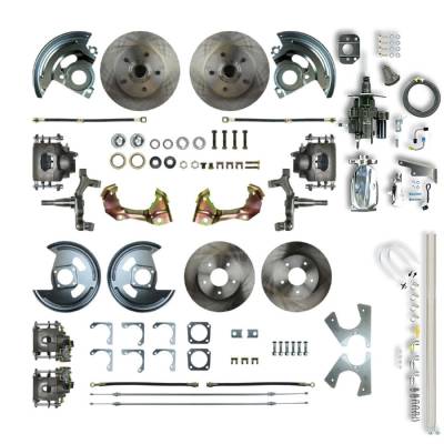 The Right Stuff Detailing - The Right Stuff AFXHB42DX Chevy/Pontiac Brake Conversion Kit Front/Rear