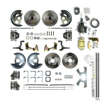 The Right Stuff Detailing - The Right Stuff AFXHB45C Chevy/Pontiac Brake Conversion Kit Front/Rear