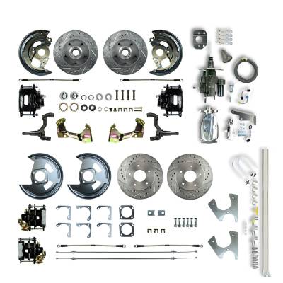 The Right Stuff Detailing - The Right Stuff AFXHB45CSX Chevy/Pontiac Brake Conversion Kit Front/Rear