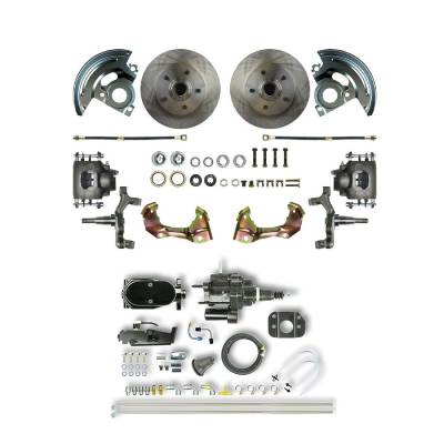 The Right Stuff Detailing - The Right Stuff Detailing AFXHB02DY Chevy/Pontiac Brake Conversion Kit Front