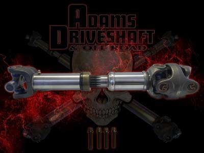 Adams Driveshaft - Adams ASDLJ-1310CVR-S Rear 1310 CV Driveshaft for Jeep Wrangler LJ Non-Rubicon
