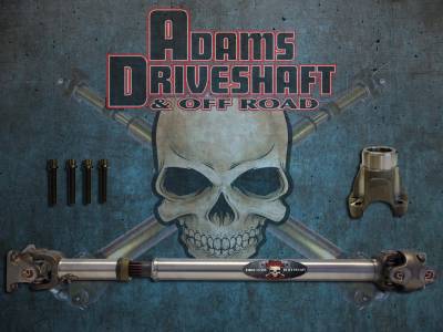 Adams Driveshaft - Adams ASDJK-1310F-S Front 1310 CV Driveshaft Solid U-Joints for Jeep Wrangler JK