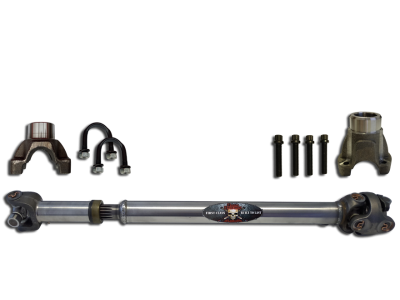 Adams Driveshaft - Adams ASDJK-1310R-S2D Rear 1310 Solid CV Driveshaft for Jeep Wrangler JK 2DR