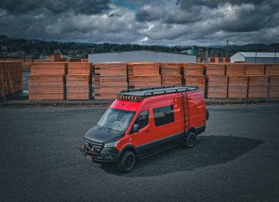 Flatline Van Company - Flatline Van SP0108B Safari Roof Rack for 07-26 Mercedes-Benz Sprinter 170