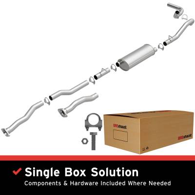 BRExhaust - BRExhaust 106-0495 Direct-Fit Exhaust System Replacement Kit