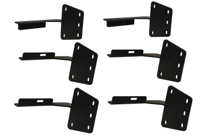 GEN-Y Hitch - GEN-Y Hitch GH-25102 Running Board Brackets Only for RAM 1500 Crew Cab RS & CS