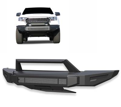 Black Horse Off Road - Black Horse AFB-FR19 Armour-II Bumper Only for 19-23 Ford Ranger
