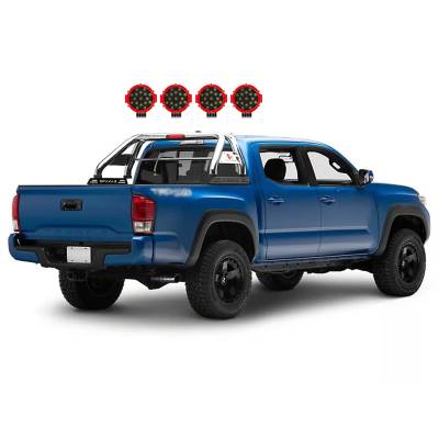 Black Horse Off Road - Black Horse RB006SS-PLR Classic Roll Bar Kit for 05-24 Toyota Tacoma