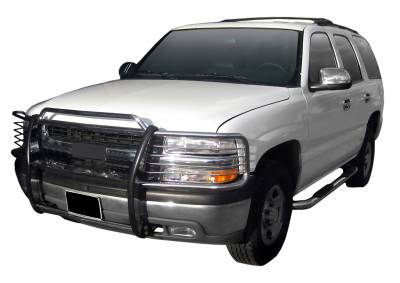 Black Horse Off Road - Black Horse 17GT23MSS SS Grille Guard 99-02 for Silverado/Suburban/Tahoe/Yukon/