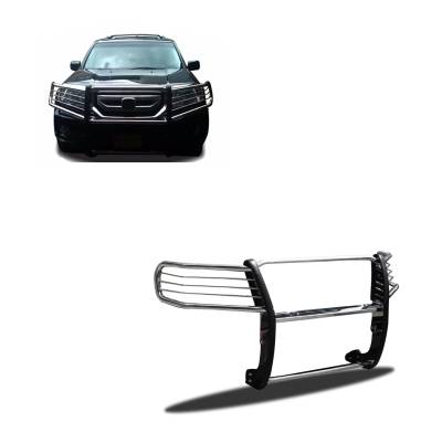 Black Horse Off Road - Black Horse 17H151402MSS Stainless Steel Grille Guard for 16-22 Honda Pilot