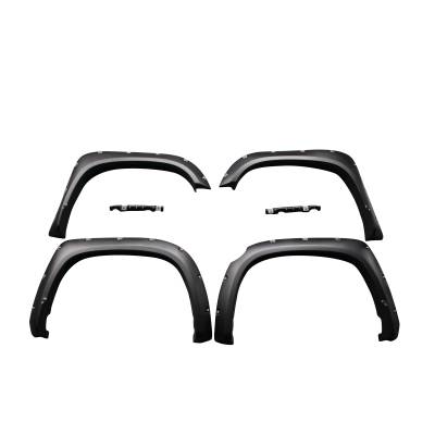 Black Horse Off Road - Black Horse FF-TOTUL-SM-PKT Fender Flares Black for 14-21 Tundra 67/79/98"