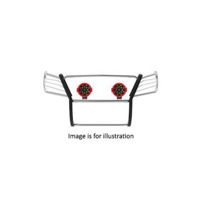 Black Horse Off Road - Black Horse 17H151402MSS-PLR SS Grille Guard w/LED for 16-22 Honda Pilot