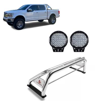 Black Horse Off Road - Black Horse Off Road RB001SS-PL69B Classic Roll Bar Kit