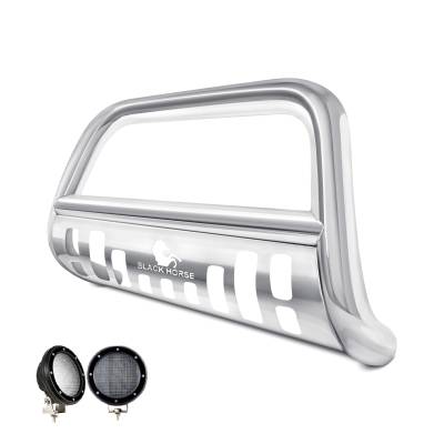 Black Horse Off Road - Black Horse BB048809-SP-PLFB SS Bull Bar w/5.3" LED's for 13-16 Ford Escape