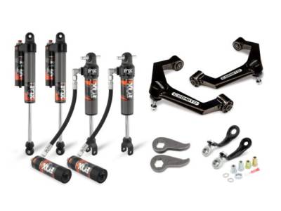 Cognito Motorsports Truck - Cognito 210-P0932 3" Elite Leveling Kit w/Fox Resi-Shocks for 11-19 GM 2500HD