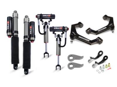 Cognito Motorsports Truck - Cognito 210-P1130 3" Leveling Kit w/Elka Resi Shocks for 11-19 GM 2500HD/3500HD
