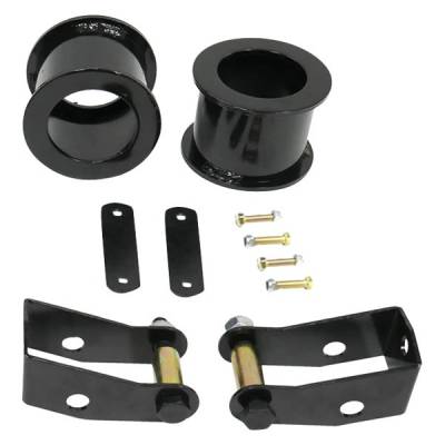 Freedom Off-Road - Freedom FO-J303F30 3" FR Coil Spacers w/Shock Ext & Line Bracket for 07-18 Jeep