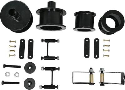 Freedom Off-Road - Freedom FO-J30330 3" FR/RR Spring Spacers w/Shock Ext for 07-18 Jeep Wrangler JK