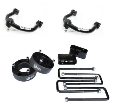 Freedom Off-Road - Freedom O/R FO-F604-3AL+FO-F704FU 3/3" FR/RR Spacers CA for 04-20 Ford F150/LT