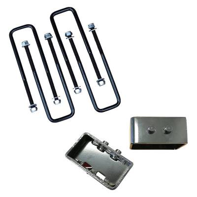 Freedom Off-Road - Freedom FO-F30130+FO-F404 3" RR Blocks w/U-Bolts for Ford F150/Lincoln Mark LT