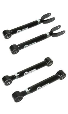 Freedom Off-Road - Freedom FO-J705FU-ADJ+FO-J705RU-ADJ 0-8"Lift F/R UCAs for 97-06 Jeep Wrangler TJ