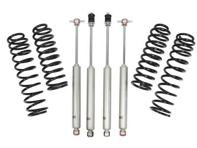 Freedom Off-Road - Freedom FO-J104F25+FO-J104R25+FO-J304 2.5" F/R w/Shocks Kit for 18-26 Jeep JL