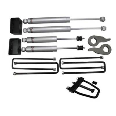 Freedom Off-Road - Freedom O/R FO-G502-KIT+FO-UTTOOL2 1-3" Level w/Shocks Tool for 01-10 Chevy/GMC