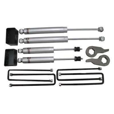 Freedom Off-Road - Freedom FO-G502-KIT 1-3" Level Kit w/Shocks for 01-10 Silv/Sra 1500/2500HD/3500