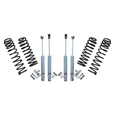 Freedom Off-Road - Freedom FO-SH301+FO-J102F25+FO-J102R25 2.5" F/R Lift Springs for 97-06 Wrangler