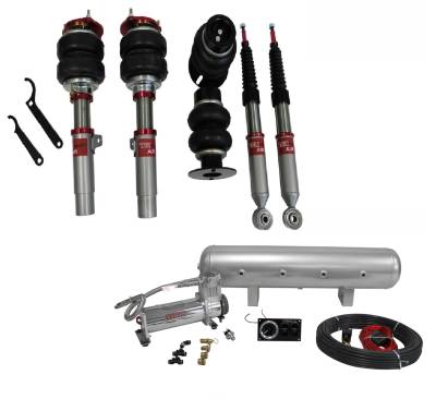 TruHart - TruHart TH-V1003+TH-MM01 Air Struts w/Essential Mgmt for 05-19 Volkswagen