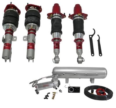 TruHart - TruHart TH-T1003+TH-MM01 Air Struts w/Essential for 03-19 Corolla Matrix Vibe
