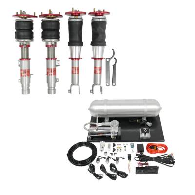 TruHart - TruHart TH-M1004+TH-MM01 Air Struts w/Essential for 07-17 Mitsubishi Lancer