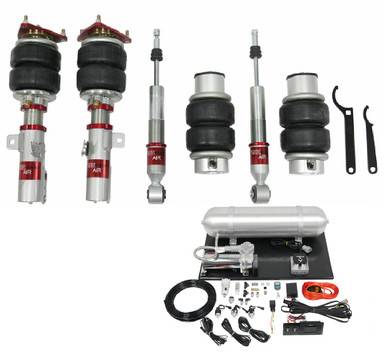 TruHart - TruHart TH-F1002+TH-ME01 AirPlus Air Struts w/Vera Evo for 05-14 Mustang