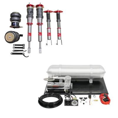 TruHart - TruHart TH-I1002+TH-MM03 AirPlus Air Struts w/Basic for 06-10 Infiniti M35 RWD