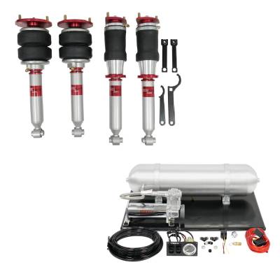 TruHart - TruHart TH-L1001+TH-MM03 Air Struts w/Basic for 98-05 Lexus GS300/GS400/GS430