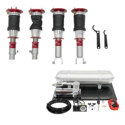 TruHart - TruHart TH-H1009+TH-MM03 Air Struts w/Basic for 09-14 Acura TL TSX 08-12 Accord