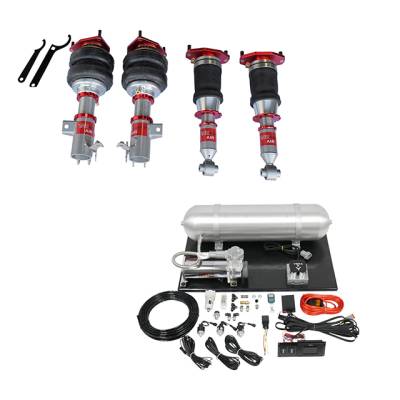 TruHart - TruHart TH-S1003+TH-MM02 Air Struts w/Element for 08-16 Subaru WRX Premium