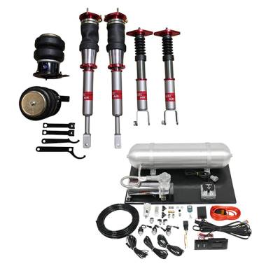 TruHart - TruHart TH-N1006+TH-MM02 Air Struts w/Element for 03-08 Nissan 350Z Infiniti G35