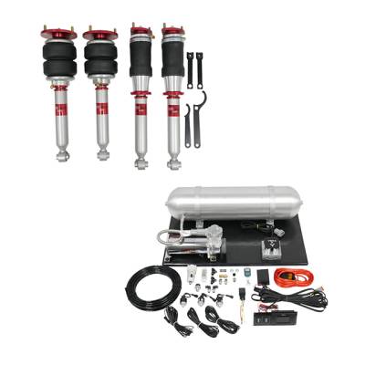 TruHart - TruHart TH-L1005+TH-MM02 Air Struts w/Element Management for 01-06 Lexus LS430