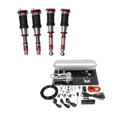 TruHart - TruHart TH-L1003+TH-MM02 Air Struts w/Element for 06-13 Lexus IS/GS/IS-F RWD